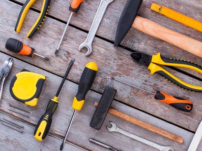 Materiales de Construcción Sanfer herramientas de trabajo